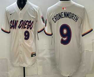 Men's San Diego Padres #9 Jake Cronenworth Cream 2026 City Connect Jersey,We sell and wholesale Men's San Diego Padres #9 Jake Cronenworth Cream 2026 City Connect Jersey on line form chian!