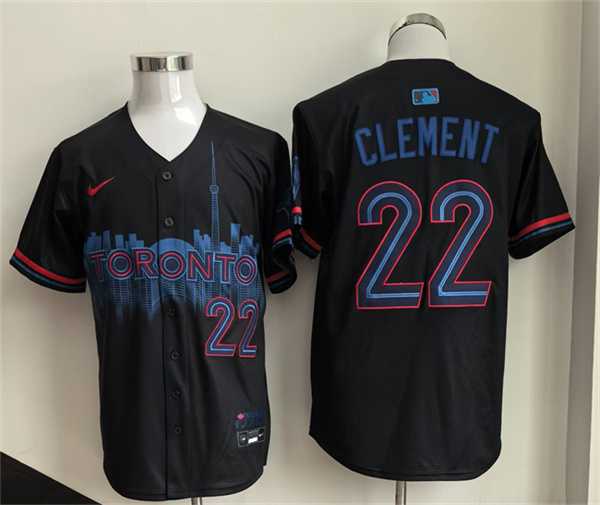 Men's Toronto Blue Jays #22 Ernie Clement Navy 2024 City Connect Limited Stitched Jersey,We sell and wholesale Men's Toronto Blue Jays #22 Ernie Clement Navy 2024 City Connect Limited Stitched Jersey on line form chian!