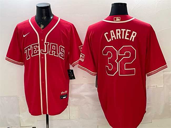 Men's Texas Rangers #32 Evan Carter Red 2026 City Connect Stadium Stitched Jersey,We sell and wholesale Men's Texas Rangers #32 Evan Carter Red 2026 City Connect Stadium Stitched Jersey on line form chian!