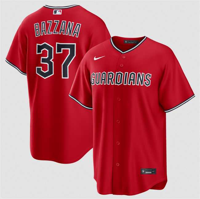 Men's Cleveland Guardians #37 Travis Bazzana Red Alternate Limited Stitched Jersey Dzhi,We sell and wholesale Men's Cleveland Guardians #37 Travis Bazzana Red Alternate Limited Stitched Jersey Dzhi on line form chian!