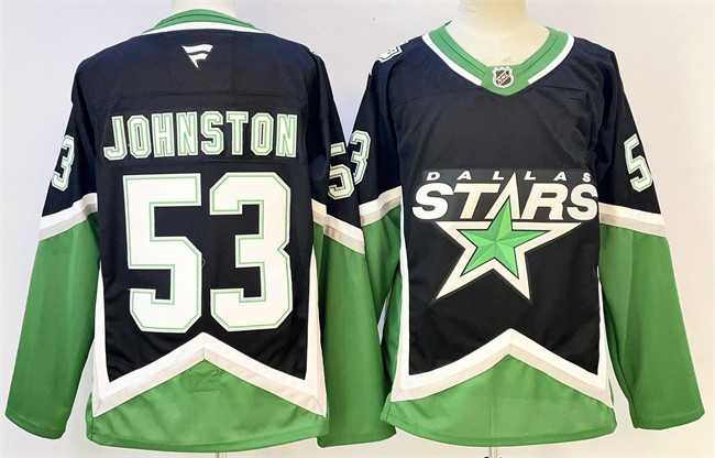 Men's Dallas Stars #53 Wyatt Johnston Black Authentic Jersey,We sell and wholesale Men's Dallas Stars #53 Wyatt Johnston Black Authentic Jersey on line form chian!
