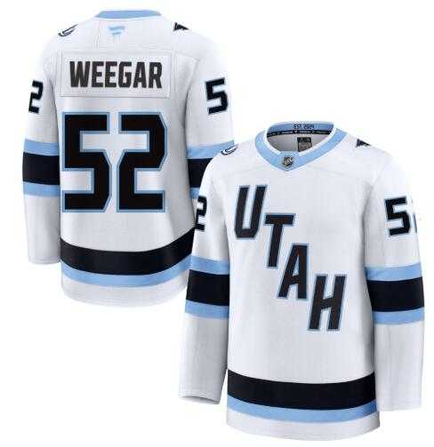 Men's Utah Mammoth #52 Mackenzie Weegar Fanatics White Away Premium Jersey Dzhi,We sell and wholesale Men's Utah Mammoth #52 Mackenzie Weegar Fanatics White Away Premium Jersey Dzhi on line form chian!