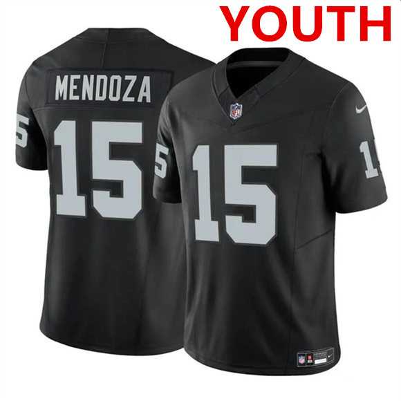 Youth Las Vegas Raiders #15 Fernando Mendoza Black F.U.S.E. Vapor Untouchable Limited Stitched Jersey,We sell and wholesale Youth Las Vegas Raiders #15 Fernando Mendoza Black F.U.S.E. Vapor Untouchable Limited Stitched Jersey on line form chian!
