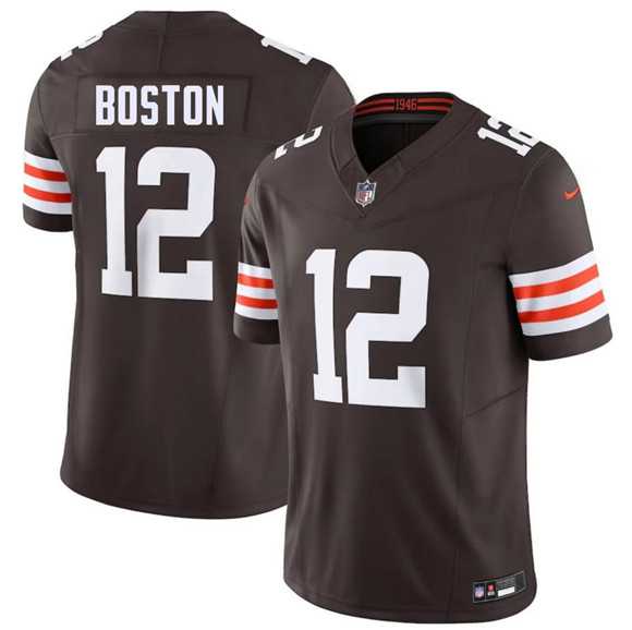 Men's Cleveland Browns #12 Denzel Boston Brown 2026 Draft F.U.S.E. Vapor Limited Stitched Jersey,We sell and wholesale Men's Cleveland Browns #12 Denzel Boston Brown 2026 Draft F.U.S.E. Vapor Limited Stitched Jersey on line form chian!