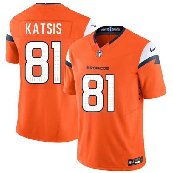 Men's Denver Broncos #81 Kolbe Katsis Orange 2026 Draft F.U.S.E. Vapor Limited Stitched Jersey,We sell and wholesale Men's Denver Broncos #81 Kolbe Katsis Orange 2026 Draft F.U.S.E. Vapor Limited Stitched Jersey on line form chian!