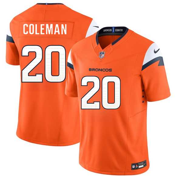 Men's Denver Broncos #20 Jonah Coleman Orange 2026 Draft F.U.S.E. Vapor Limited Stitched Jersey,We sell and wholesale Men's Denver Broncos #20 Jonah Coleman Orange 2026 Draft F.U.S.E. Vapor Limited Stitched Jersey on line form chian!