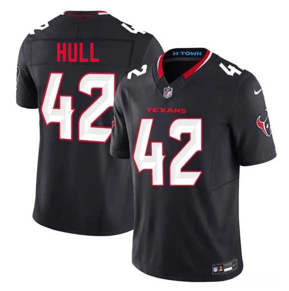 Men's Houston Texans #42 Evan Hull Navy 2nd Alternate 2026 F.U.S.E. Vapor Limited Stitched Jersey,We sell and wholesale Men's Houston Texans #42 Evan Hull Navy 2nd Alternate 2026 F.U.S.E. Vapor Limited Stitched Jersey on line form chian!
