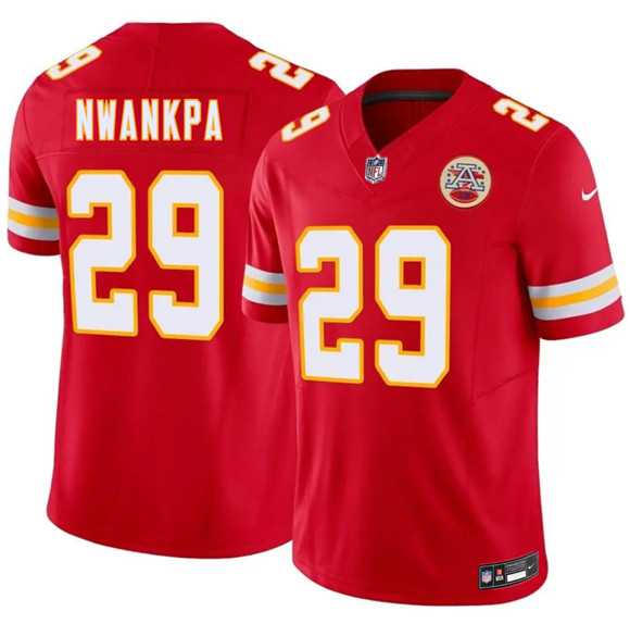 Men's Kansas City Chiefs #29 Xavier Nwankpa Red 2026 Draft F.U.S.E. Vapor Untouchable Limited Stitched Jersey,We sell and wholesale Men's Kansas City Chiefs #29 Xavier Nwankpa Red 2026 Draft F.U.S.E. Vapor Untouchable Limited Stitched Jersey on line form chian!