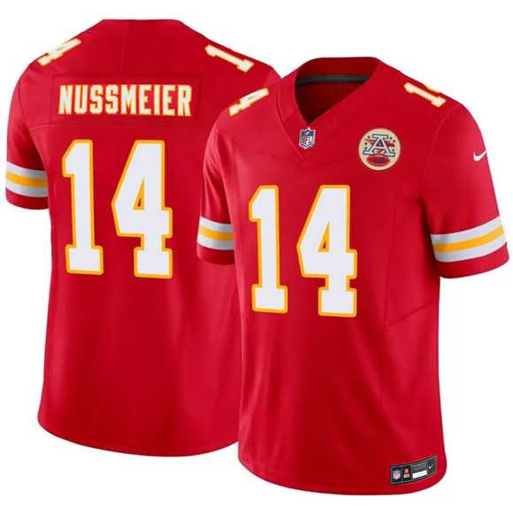 Men's Kansas City Chiefs #14 Garrett Nussmeier Red 2026 Draft F.U.S.E. Vapor Untouchable Limited Stitched Jersey,We sell and wholesale Men's Kansas City Chiefs #14 Garrett Nussmeier Red 2026 Draft F.U.S.E. Vapor Untouchable Limited Stitched Jersey on line form chian!