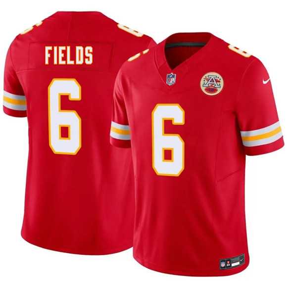 Men's Kansas City Chiefs #6 Justin Fields Red 2026 F.U.S.E. Vapor Untouchable Limited Stitched Jersey,We sell and wholesale Men's Kansas City Chiefs #6 Justin Fields Red 2026 F.U.S.E. Vapor Untouchable Limited Stitched Jersey on line form chian!