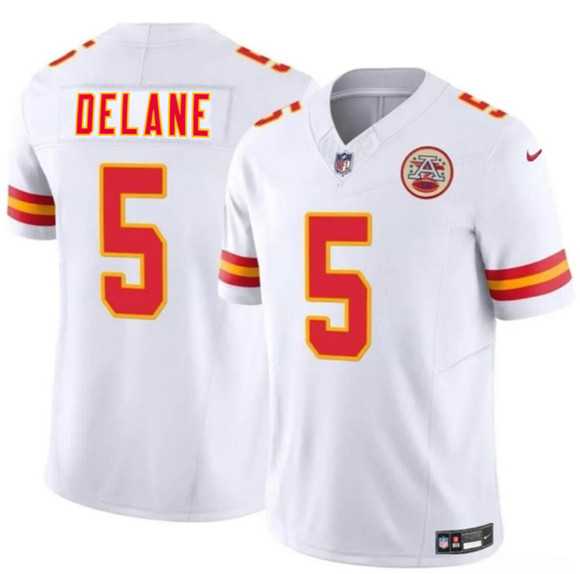 Men's Kansas City Chiefs #5 Mansoor Delane White 2026 Draft F.U.S.E. Vapor Untouchable Limited Stitched Jersey,We sell and wholesale Men's Kansas City Chiefs #5 Mansoor Delane White 2026 Draft F.U.S.E. Vapor Untouchable Limited Stitched Jersey on line form chian!