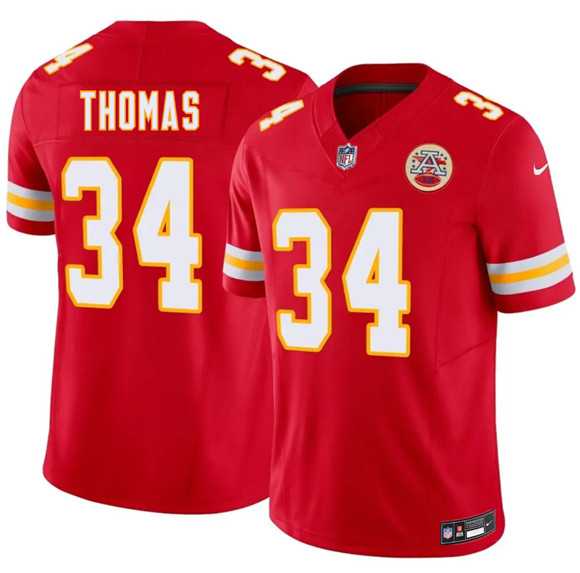Men's Kansas City Chiefs #34 Mason Thomas Red 2026 Draft F.U.S.E. Vapor Untouchable Limited Stitched Jersey,We sell and wholesale Men's Kansas City Chiefs #34 Mason Thomas Red 2026 Draft F.U.S.E. Vapor Untouchable Limited Stitched Jersey on line form chian!