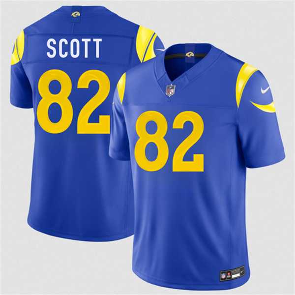 Men's Los Angeles Rams #82 Tyler Scott Royal 2026 F.U.S.E. Vapor Limited Stitched Jersey,We sell and wholesale Men's Los Angeles Rams #82 Tyler Scott Royal 2026 F.U.S.E. Vapor Limited Stitched Jersey on line form chian!