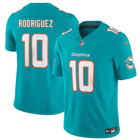 Men's Miami Dolphins #10 Jacob Rodriguez Aqua 2026 Draft F.U.S.E. Vapor Limited Stitched Jersey,We sell and wholesale Men's Miami Dolphins #10 Jacob Rodriguez Aqua 2026 Draft F.U.S.E. Vapor Limited Stitched Jersey on line form chian!