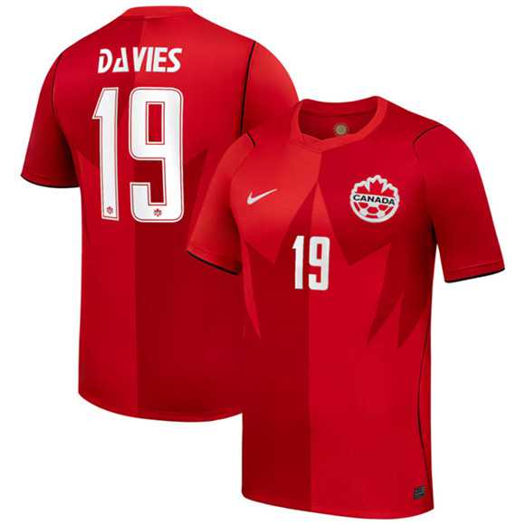 Men's Canada #19 Alphonso Davies 2026 Red Home Soccer Jersey,We sell and wholesale Men's Canada #19 Alphonso Davies 2026 Red Home Soccer Jersey on line form chian!