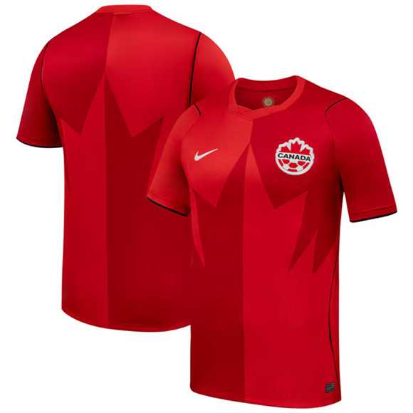 Men's Canada Blank 2026 Red Home Soccer Jersey,We sell and wholesale Men's Canada Blank 2026 Red Home Soccer Jersey on line form chian!