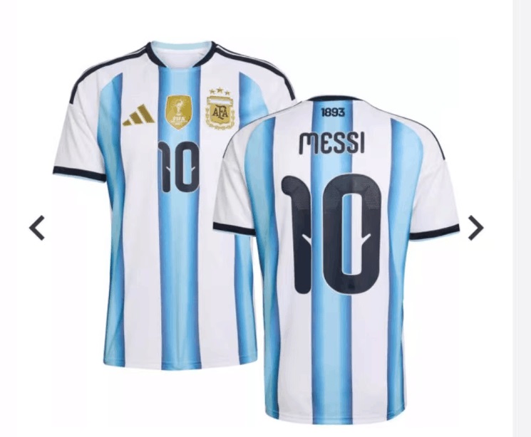 Men's Argentina #10 Messi Home Stadium 2026 Replica Soccer Jersey,We sell and wholesale Men's Argentina #10 Messi Home Stadium 2026 Replica Soccer Jersey on line form chian!
