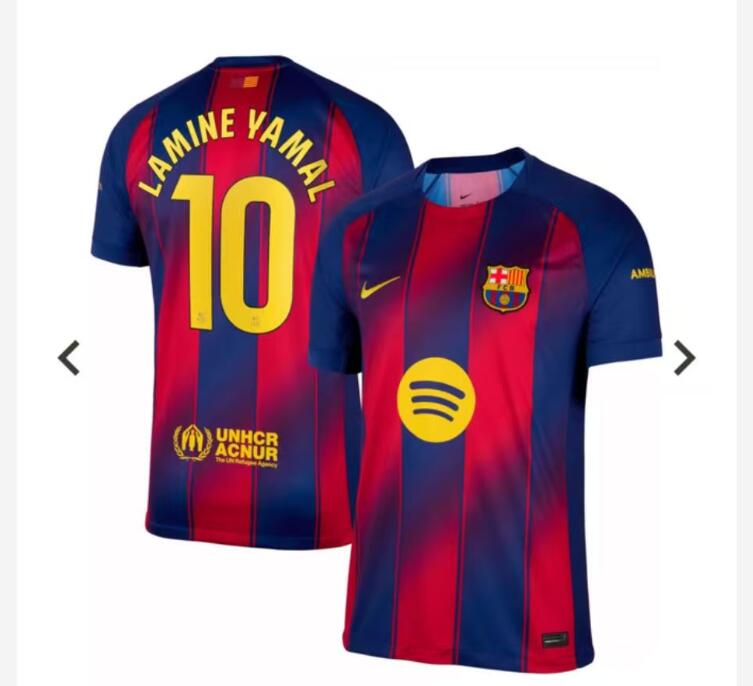 Men's Barcelona #10 Lamine Yamal 2025-26 Replica Nike Player Jersey,We sell and wholesale Men's Barcelona #10 Lamine Yamal 2025-26 Replica Nike Player Jersey on line form chian!