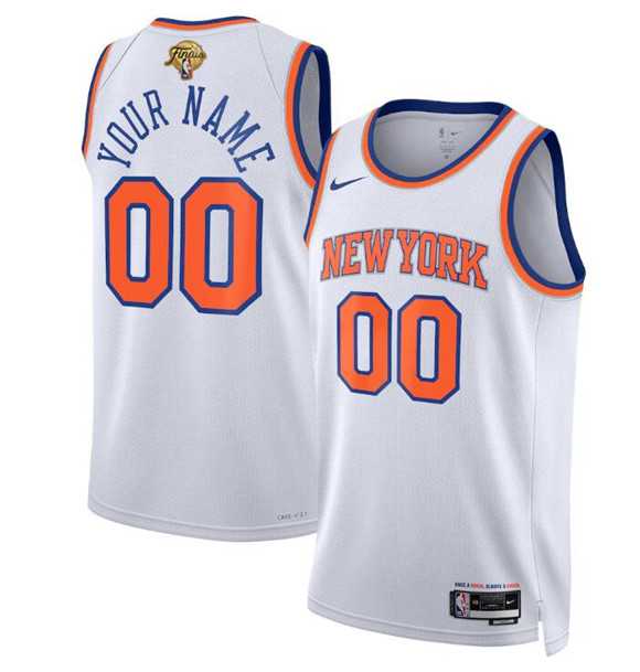 Men's New Yok Knicks Active Player Custom White 2026 Finals Patch Association Edition Stitched Basketball Jersey,We sell and wholesale Men's New Yok Knicks Active Player Custom White 2026 Finals Patch Association Edition Stitched Basketball Jersey on line form chian!
