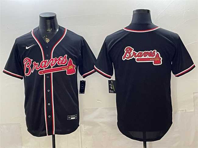Men's Atlanta Braves Team Big Logo 2026 Fashion Replica Black Out Stitched Jersey Dzhi,We sell and wholesale Men's Atlanta Braves Team Big Logo 2026 Fashion Replica Black Out Stitched Jersey Dzhi on line form chian!