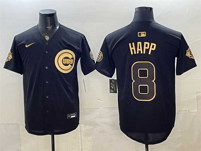 Men's Chicago Cubs #8 lan Happ Black Gold 150th Anniversary Patch Stitched Jersey Dzhi,We sell and wholesale Men's Chicago Cubs #8 lan Happ Black Gold 150th Anniversary Patch Stitched Jersey Dzhi on line form chian!