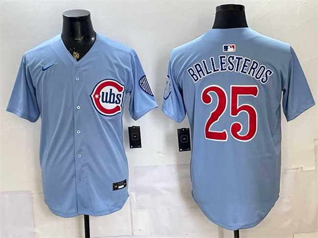 Men's Chicago Cubs #25 Moises Ballesteros Blue 2026 2nd Alternate Limited Stitched Jersey,We sell and wholesale Men's Chicago Cubs #25 Moises Ballesteros Blue 2026 2nd Alternate Limited Stitched Jersey on line form chian!