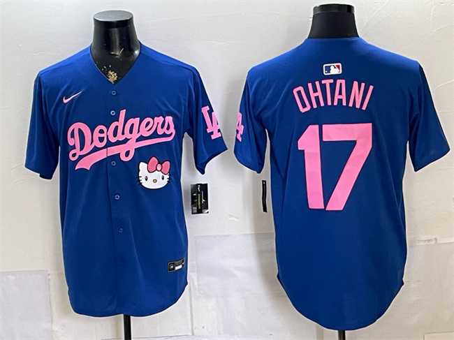 Men's Los Angeles Dodgers #17 Shohei Ohtani Royal 2025 Hello Kitty Vapor Limited Stitched Jersey Dzhi,We sell and wholesale Men's Los Angeles Dodgers #17 Shohei Ohtani Royal 2025 Hello Kitty Vapor Limited Stitched Jersey Dzhi on line form chian!