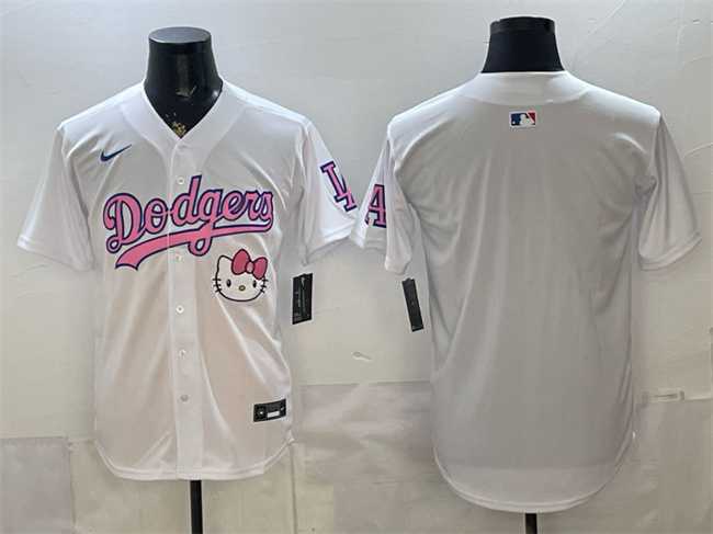 Men's Los Angeles Dodgers Blank White Hello Kitty Night Stitched Jersey Dzhi,We sell and wholesale Men's Los Angeles Dodgers Blank White Hello Kitty Night Stitched Jersey Dzhi on line form chian!