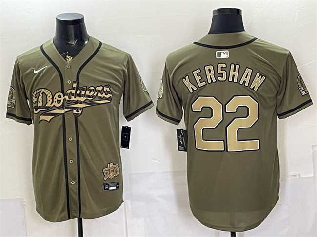 Men's Los Angeles Dodgers #22 Clayton Kershaw Olive 2026 Armed Forces Day Stitched Jersey Dzhi,We sell and wholesale Men's Los Angeles Dodgers #22 Clayton Kershaw Olive 2026 Armed Forces Day Stitched Jersey Dzhi on line form chian!