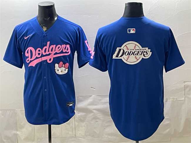 Men's Los Angeles Dodgers Team Big Logo Royal Hello Kitty Night Stitched Jersey Dzhi,We sell and wholesale Men's Los Angeles Dodgers Team Big Logo Royal Hello Kitty Night Stitched Jersey Dzhi on line form chian!