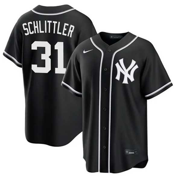 Men's New York Yankees #31 Cam Schlittler 2026 Fashion Replica Black Out Stitched Jersey Dzhi,We sell and wholesale Men's New York Yankees #31 Cam Schlittler 2026 Fashion Replica Black Out Stitched Jersey Dzhi on line form chian!