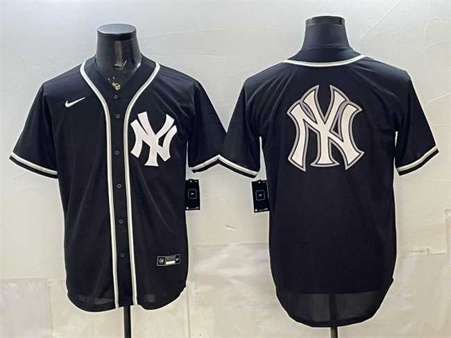 Men's New York Yankees Team Big Logo 2026 Fashion Replica Black Out Stitched Jersey Dzhi,We sell and wholesale Men's New York Yankees Team Big Logo 2026 Fashion Replica Black Out Stitched Jersey Dzhi on line form chian!