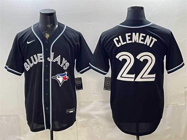Men's Toronto Blue Jays #22 Ernie Clement 2026 Fashion Replica Black Out Stitched Jersey,We sell and wholesale Men's Toronto Blue Jays #22 Ernie Clement 2026 Fashion Replica Black Out Stitched Jersey on line form chian!