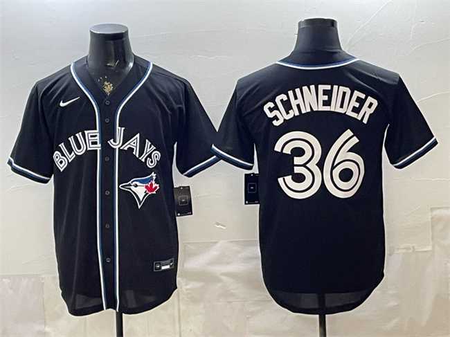 Men's Toronto Blue Jays #36 Davis Schneider 2026 Fashion Replica Black Out Stitched Jersey,We sell and wholesale Men's Toronto Blue Jays #36 Davis Schneider 2026 Fashion Replica Black Out Stitched Jersey on line form chian!