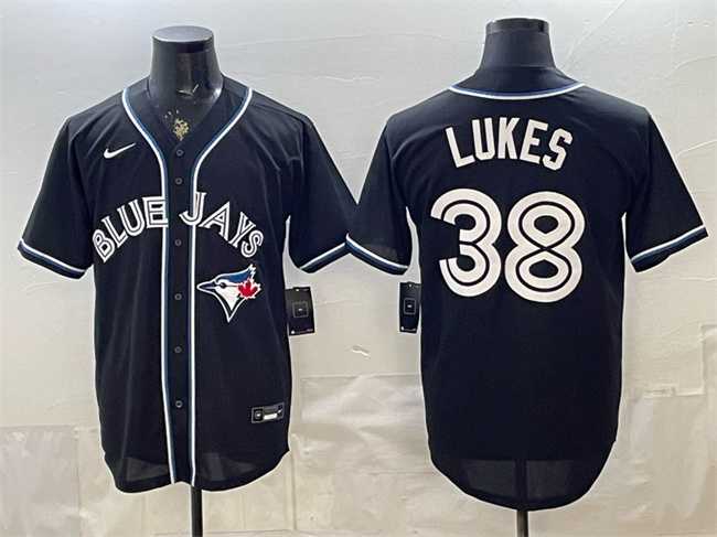 Men's Toronto Blue Jays #38 Nathan Lukes 2026 Fashion Replica Black Out Stitched Jersey,We sell and wholesale Men's Toronto Blue Jays #38 Nathan Lukes 2026 Fashion Replica Black Out Stitched Jersey on line form chian!