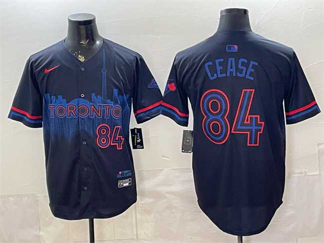 Men's Toronto Blue Jays #84 Dylan Cease Navy 2024 City Connect Limited Stitched Jersey,We sell and wholesale Men's Toronto Blue Jays #84 Dylan Cease Navy 2024 City Connect Limited Stitched Jersey on line form chian!