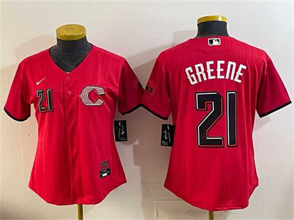 Women's Cincinnati Reds #21 Hunter Greene Red 2026 City Connect Stadium Stitched Jersey,We sell and wholesale Women's Cincinnati Reds #21 Hunter Greene Red 2026 City Connect Stadium Stitched Jersey on line form chian!