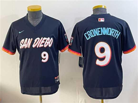 Youth San Diego Padres #9 Jake Cronenworth Obsidian 2026 City Connect Stadium Stitched Jersey,We sell and wholesale Youth San Diego Padres #9 Jake Cronenworth Obsidian 2026 City Connect Stadium Stitched Jersey on line form chian!