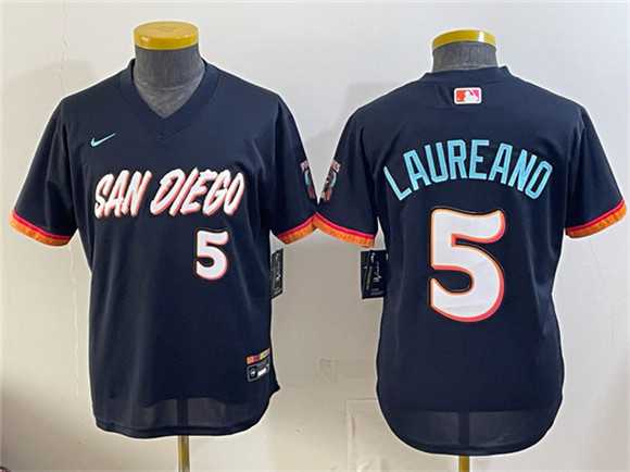 Youth San Diego Padres #5 Ramon Laureano Obsidian 2026 City Connect Stadium Stitched Jersey,We sell and wholesale Youth San Diego Padres #5 Ramon Laureano Obsidian 2026 City Connect Stadium Stitched Jersey on line form chian!