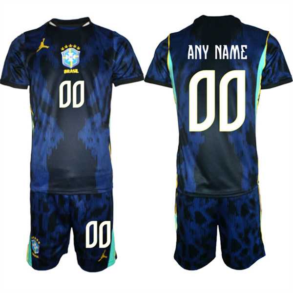 Men's Brazil national football team Custom Navy 2026 Away Soccer Jersey Suit,We sell and wholesale Men's Brazil national football team Custom Navy 2026 Away Soccer Jersey Suit on line form chian!