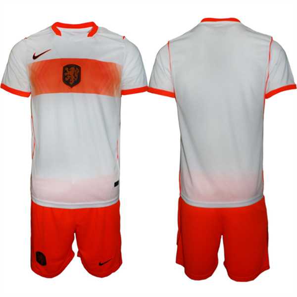Men's Netherlands Custom Orange White Away Soccer Jersey Suit,We sell and wholesale Men's Netherlands Custom Orange White Away Soccer Jersey Suit on line form chian!