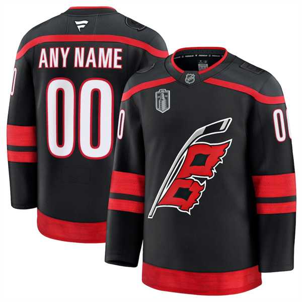 Men's Carolina Hurricanes Active Player Custom Black 2026 Stanley Cup Final Home Premium Hockey Stitched Jersey,We sell and wholesale Men's Carolina Hurricanes Active Player Custom Black 2026 Stanley Cup Final Home Premium Hockey Stitched Jersey on line form chian!