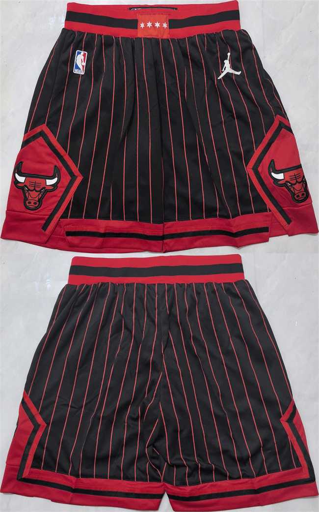 Men's Chicago Bulls Black 2026 Shorts 005 (Run Small),We sell and wholesale Men's Chicago Bulls Black 2026 Shorts 005 (Run Small) on line form chian!