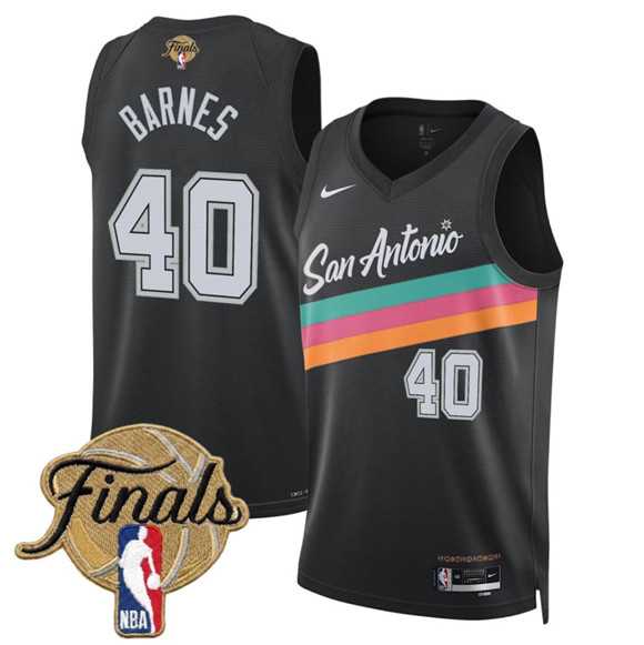 Men's San Antonio Spurs #40 Harrison Barnes Black 2026 Finals Patch City Edition Stitched Jersey Dzhi,We sell and wholesale Men's San Antonio Spurs #40 Harrison Barnes Black 2026 Finals Patch City Edition Stitched Jersey Dzhi on line form chian!