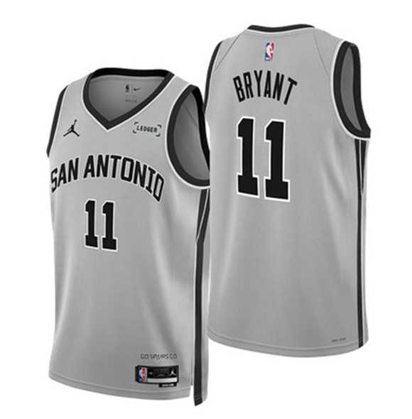 Men's San Antonio Spurs #11 Carter Bryant Silver 2025-26 Statement Edition Stitched Jersey Dzhi,We sell and wholesale Men's San Antonio Spurs #11 Carter Bryant Silver 2025-26 Statement Edition Stitched Jersey Dzhi on line form chian!