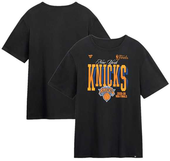Men's New York Knicks Black 2026 Finals T-Shirt,We sell and wholesale Men's New York Knicks Black 2026 Finals T-Shirt on line form chian!