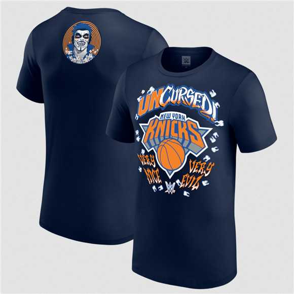 Men's New York Knicks Danhausen x Bavy Uncursed T-Shirt,We sell and wholesale Men's New York Knicks Danhausen x Bavy Uncursed T-Shirt on line form chian!