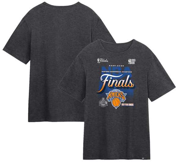 Men's New York Knicks Charcoal 2026 Eastern Conference Champions Locker Room T-Shirt,We sell and wholesale Men's New York Knicks Charcoal 2026 Eastern Conference Champions Locker Room T-Shirt on line form chian!