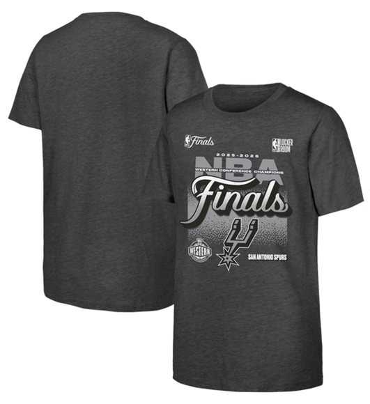 Men's San Antonio Spurs Charcoal 2026 NBA Western Conference Champions Authentic Locker Room T-Shirt,We sell and wholesale Men's San Antonio Spurs Charcoal 2026 NBA Western Conference Champions Authentic Locker Room T-Shirt on line form chian!