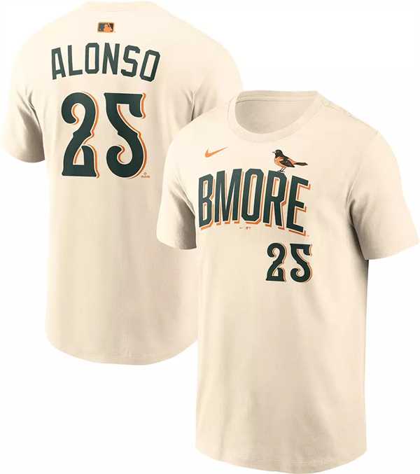 Men's Baltimore Orioles #25 Pete Alonso Natural 2026 City Connect T-Shirt,We sell and wholesale Men's Baltimore Orioles #25 Pete Alonso Natural 2026 City Connect T-Shirt on line form chian!